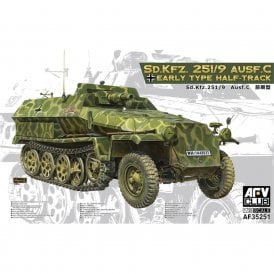 1:35 Sd.Kfz.251 / 9 Ausf.C Early Production Military Model Kit