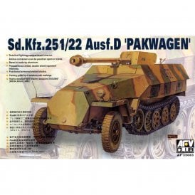 1:35 SdKfz 251/22 Ausf D 'Pakwagen' Military Model Kit