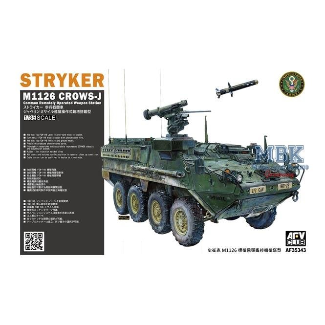 1:35 Stryker M1126 CROWS-J Military Model Kit