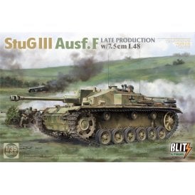 1:35 StuG III Ausf. F Late Production w/7,5cm L48 Model Military Kit