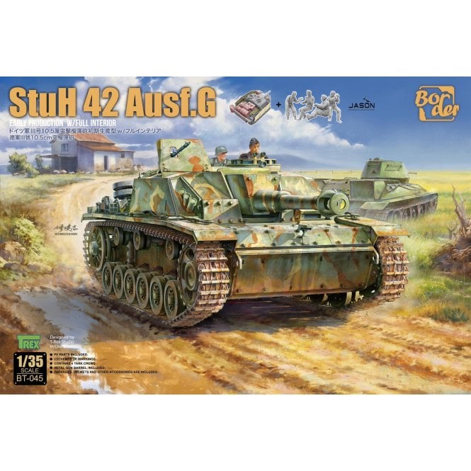 1:35 StuH 42 Ausf.G Early Production with Full interior Military Model Kit