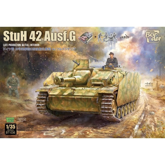 1:35 StuH 42 Ausf.G Late Production with Full interior Military Model Kit
