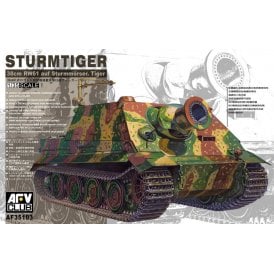 1:35 Sturmtiger 3.8cm RW61 Auf Sturmmorser Tiger Military Model Kit