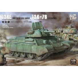 1:35 T34/76 112 with Side Skirts & Working Tracks Military Model Kit