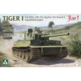 1:35 Tiger I Sd.Kfz.181 Pz.Kpfw. VI Ausf.E Experimental Tank Military Model Kit