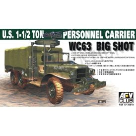 1:35 U.S. 1½ ton Personnel Carrier WC63 "Big Shot" Military Model Kit