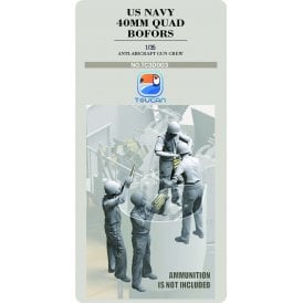 1:35 U.S Navy Bofors Gun Crew Figure Set 3 Model Kit