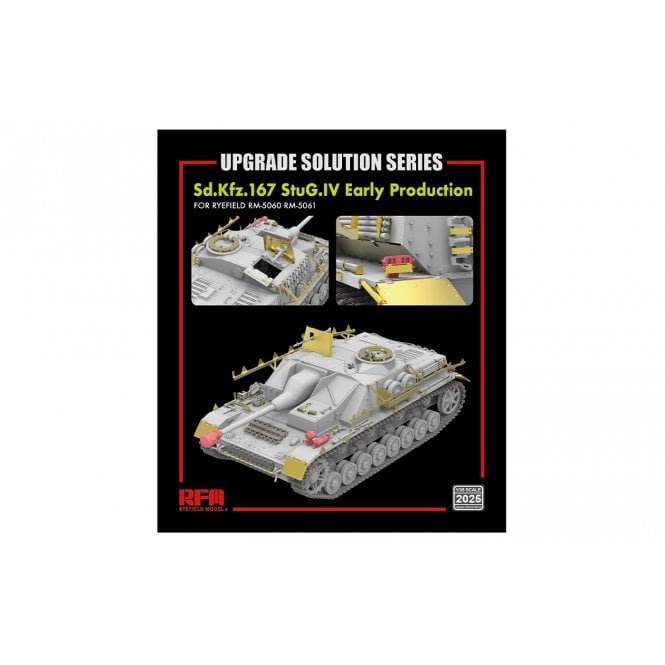 1:35 Upgrade Etch Parts Set For RM5060 & RM5061 StuG.IV Early Production Military Model Kit