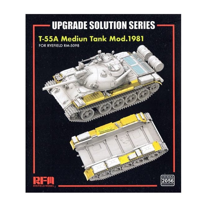 1:35 Upgrade set for RM5098 T-55A Fenders and tools Military Model Kit