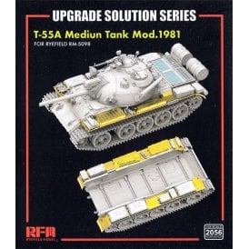 1:35 Upgrade set for RM5098 T-55A Fenders and tools Military Model Kit