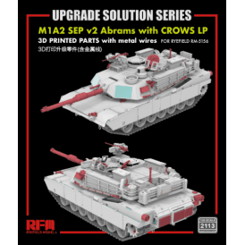 1:35 Upgrade Set For RM5156 M1A2 - 3D printed parts & Metal wires Military Model Kit