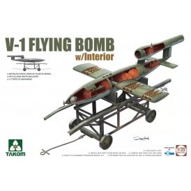 1:35 V-1 Flying Bomb (Fieseler Fi 103) with interior Model Military Kit