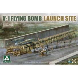 1:35 V-1 launch pad with V-1 (Fieseler Fi 103) Model Military Kit
