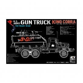 1:35 Vietnam war King Cobra Gun Truck (M54 + M113) Military Model Kit