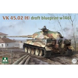 1:35 VK 45.02 (H) draft blueprint w1461 Tank Military Model Kit