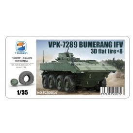 1:35 VPK-7289 BUMERANG IFV 3D Flat Tyre x 8 Model Kit