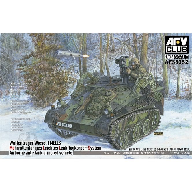 1:35 Waffentrager Wiesel 1 MELLS Military Model Kit