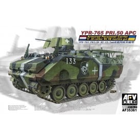 1:35 YPR-765 PRI.50 APC w/ .50-caliber M2 HB MG Military Model Kit