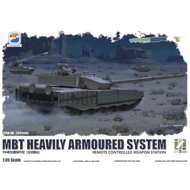 1:35 ZTZ-99A MBT - Heavy Armoured System Military Model Kit