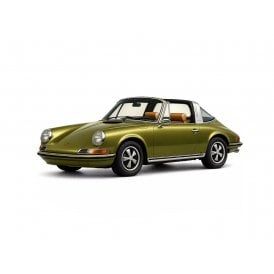 1:43 1969 Porsche 911 Targa - Olive Green Model Car
