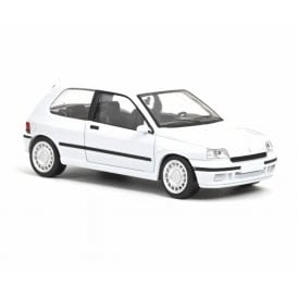 1:43 1991 Renault Clio 16S - White Model Car