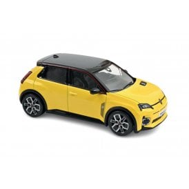 1:43 2024 Renault 5 E-Tech Electric - Pop Yellow With Black Roof Model Car