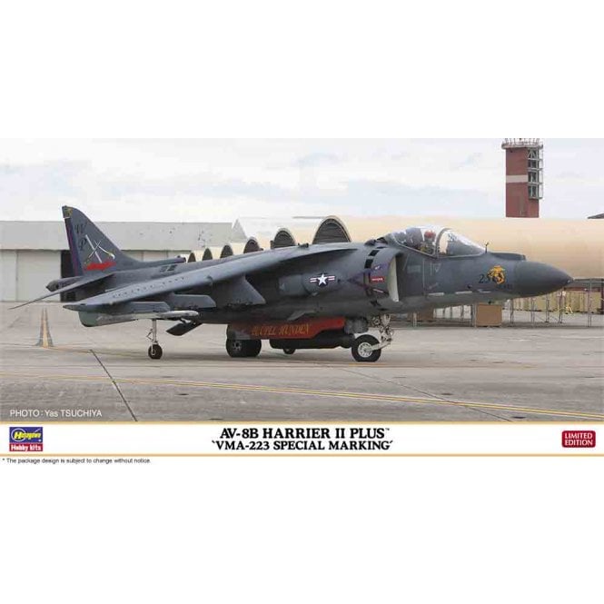 1:48 AV-8B Harrier II Plus VMA-223 Special Marking Aircraft Model Kit - Limited Edition