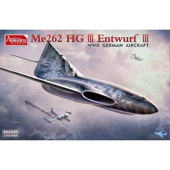 1:48 Messerschmitt Me262 HGIII Entwurf III Aircraft Model Kit