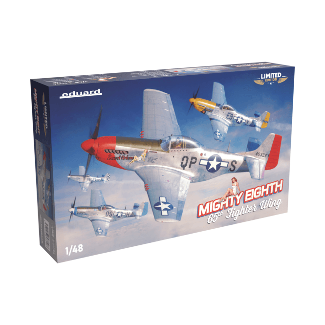 1:48 MIGHTY EIGHT: 65th Fighter Wing P-51D Mustang Aircraft Model Kit