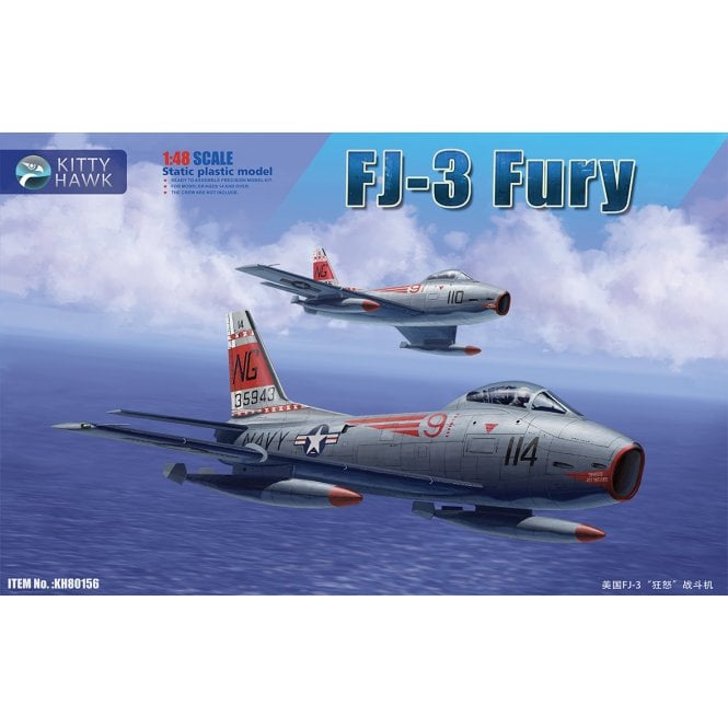 1:48 North American FJ-3 Fury Aircraft Model Kit