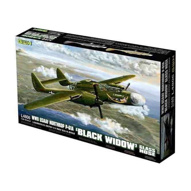 1:48 P-61A Black Widow `Glass nose` US Army Aircraft Model Kit 