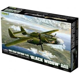 1:48 P-61A Black Widow `Glass nose` US Army Aircraft Model Kit 