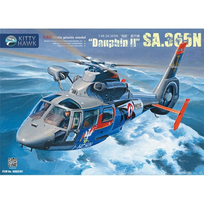 1:48 SA.365N Dauphin II Aircraft Model Kit