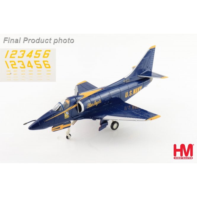 1:72 A-4F Skyhawk ' Blue Angels ' US Navy, 1979 season (with No.1 to No.6 airplanes decal)