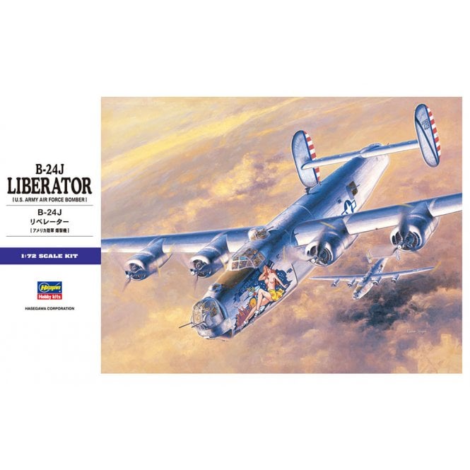 1:72 B-24J Liberator Aircraft Model Kit 