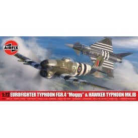 1:72 Eurofighter Typhoon FGR.4 "Moggy" & Hawker Typhoon Mk.IB - Twin Pack Model Aviation Kit