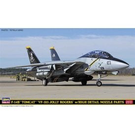 1:72 F-14B Tomcat VF-103 Jolly Rogers With High Detail Nozzles Aircraft Model Kit - Limited Edition