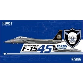 1:72 F-15C Eagle "45 Years in Europe" Aircraft Model Kit 