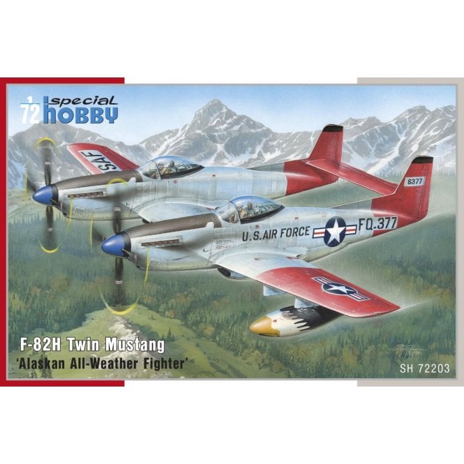 1:72 F-82H Twin Mustang 'Alaskan' All Weather Fighter Aircraft Model Kit