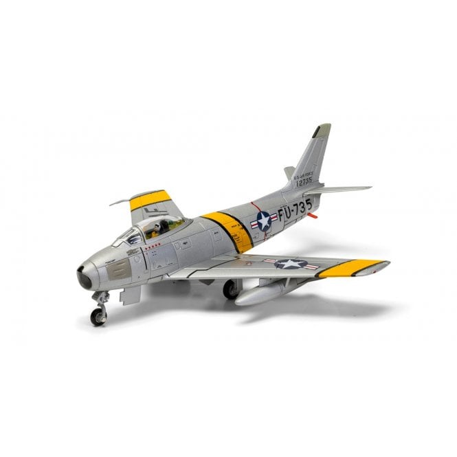 1:72 F-86E-10-NA Sabre, s/n 51-2735 / FU-735, Elenore ‘E’ CHRISTINE, Major William T. ‘Bill’ Whisner Jr., 25th FIS, 51st FIW, Suwon Air Base, Korea, February 1952 Model Plane