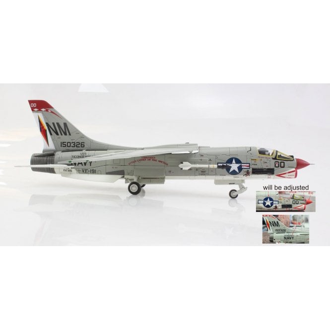 1:72 F-8E Crusader 150326, USS Ticonderoga, 1967 - New Tooling