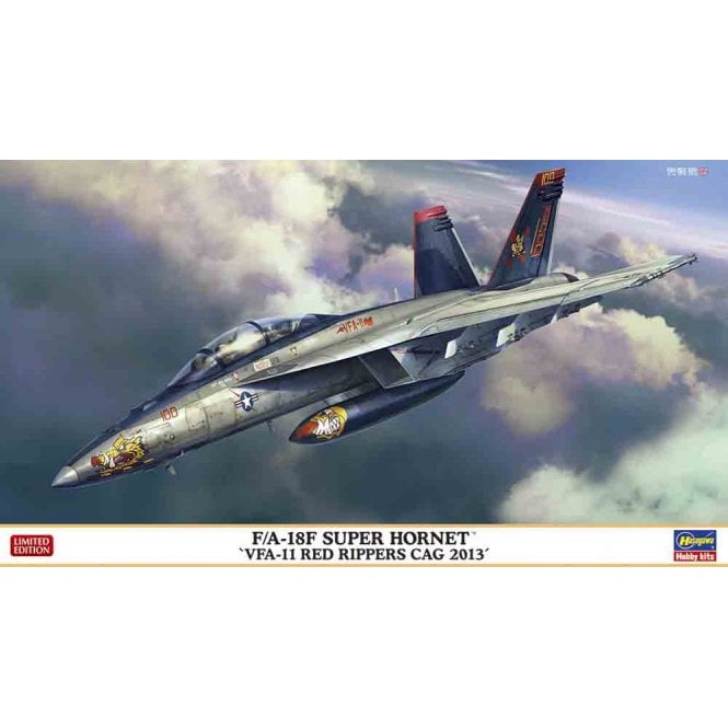 1:72 F/A-18F Super Hornet Vfa-11 Red Rippers CAG 2013 Aircraft Model Kit - Limited Edition