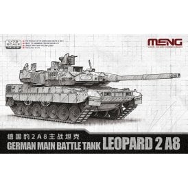 1:72 German Main Battle Tank LEOPARD 2 A8 Military Model Kit