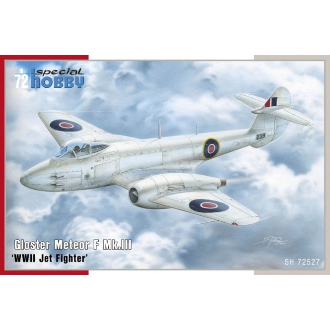 1:72 Gloster Meteor F Mk.III 'WWII Jet Fighter' Aircraft Model Kit