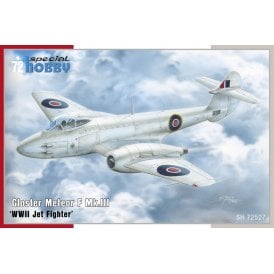 1:72 Gloster Meteor F Mk.III 'WWII Jet Fighter' Aircraft Model Kit