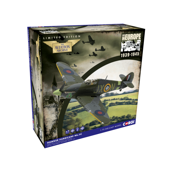 1:72 Hawker Hurricane Mk.IIC, Z3897 /JX-N, F/O W. W. M. McConnell, RAF No.1 Squadron, Tangmere, August 1941 Model Plane