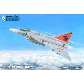 1:72 JA-37 Viggen Fighter Aircraft Model Kit