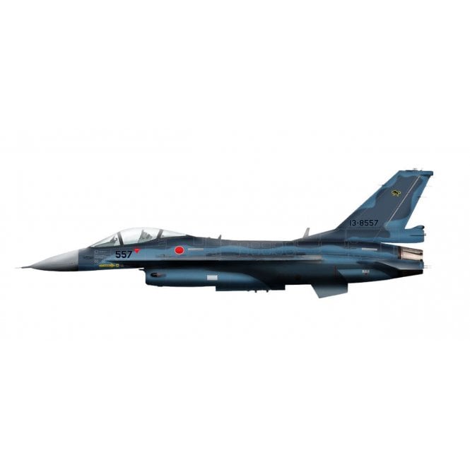 1:72 Japan F-2A Jet Fighter 13-8557, 8th TFS, JASDF (w/4 x AAM-4, 2 x ASM-3, CFTs)