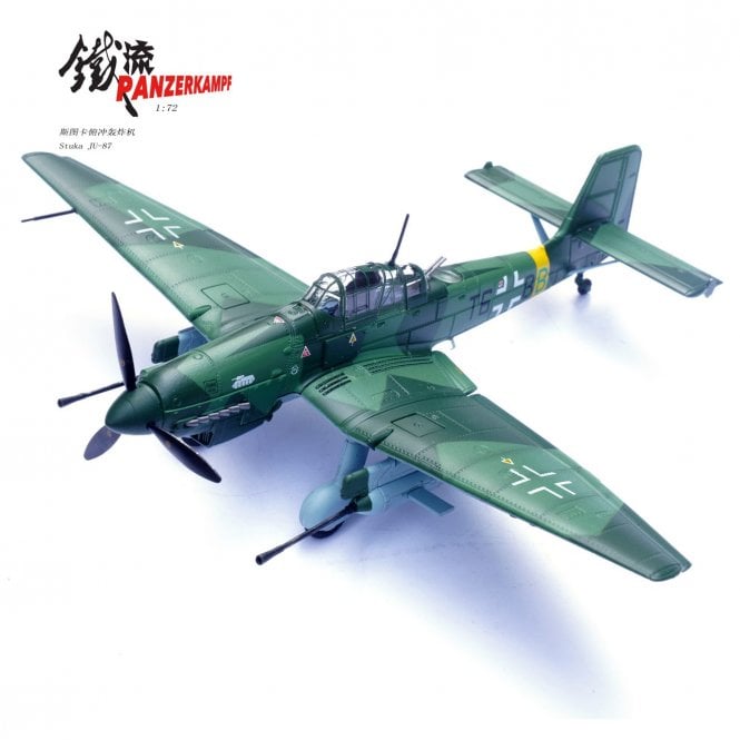 1:72 JU-87G2 Stuka 10.(PZ)/SG 2 Immekmann T6 BB Hans -Ulrich Rudel Aug 1944 - HUSI Model Plane
