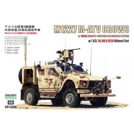 1:72 M1277 M-ATV CROSW with M153 Remote Controlled weapon station and XZL 16.00 X R20 Wheel set Military Model Kit